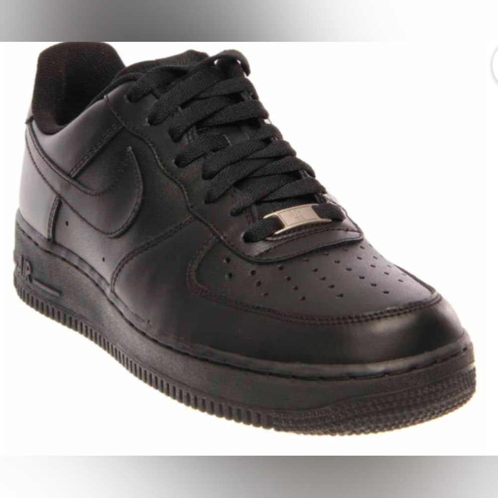 Nike Air Force 1 Low Triple Black Men's Size 12 MSRP $129.95
